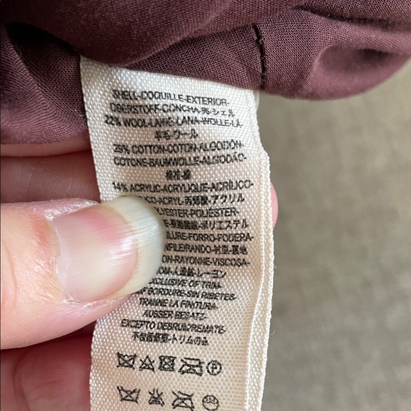 Free People Patterned Brown and Burgundy Jacket S - Picture 4 of 5